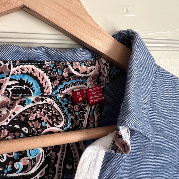 Report Collection Button Down Short Sleeve Medium - Picture 4 of 6